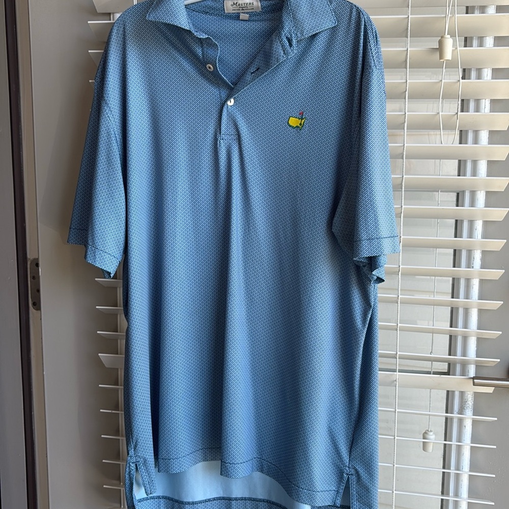 Blue designed Peter Millar masters polo
